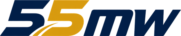 55mw brand logo for Philippines gaming platform